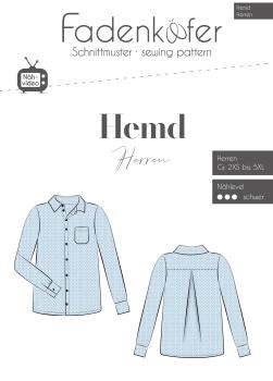 Papierschnittmuster - Herren Hemd